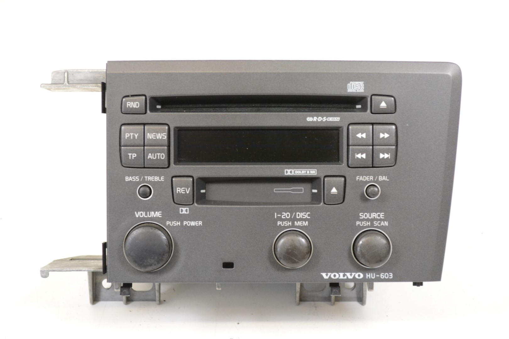 VOLVO V70 2001 RHD RADIO STEREO CD PLAYER HEAD UNIT